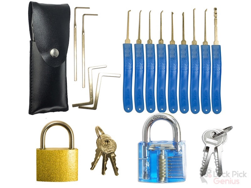 Lockpick genius 13 piece lockpick kit with practice lock and real lock review
