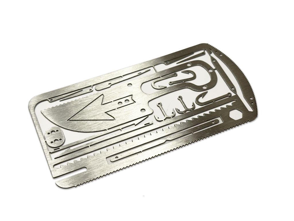 Wallet Size Camping Multipurpose Survival Gear Multitool Lock Pick Set lockpickgenius