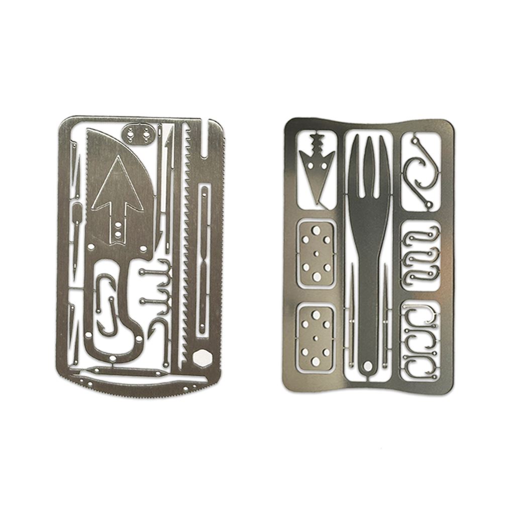 Wallet Size Camping Multipurpose Survival Gear Multitool Lock Pick Set lockpickgenius