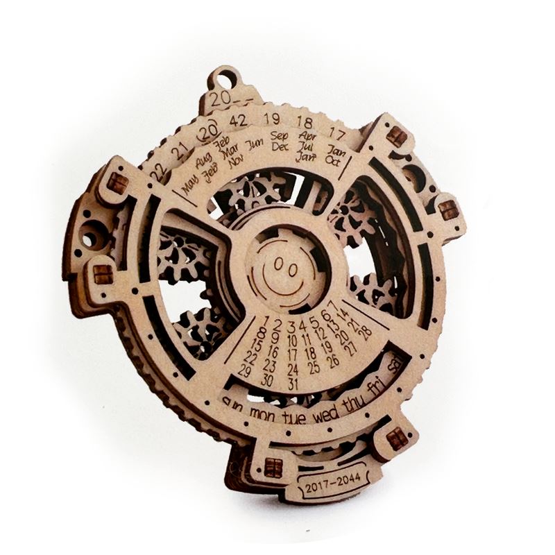 Wooden Calendar 3D Puzzle Wooden Puzzle lockpickgenius