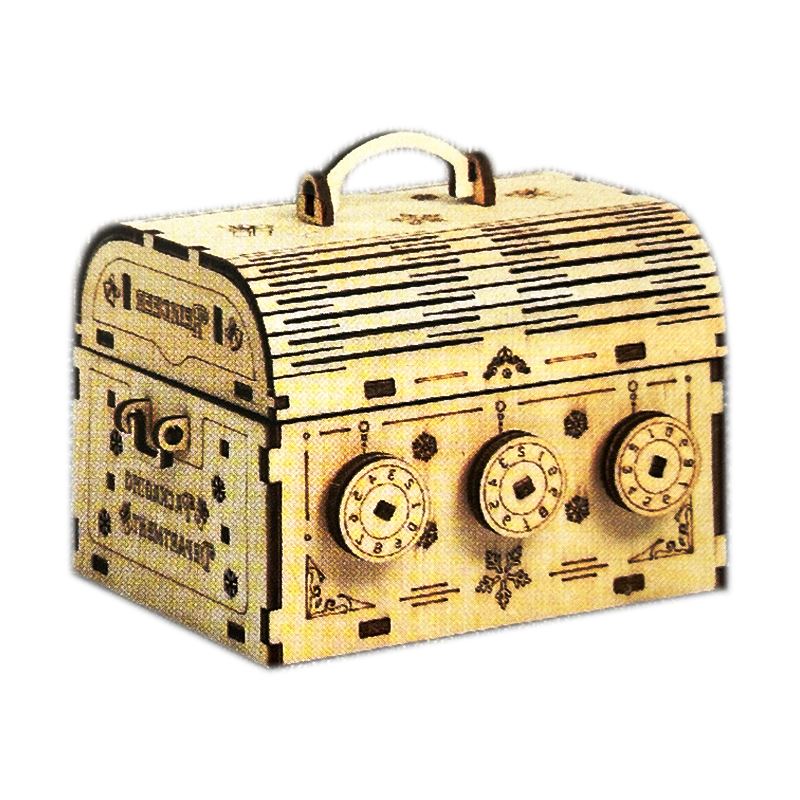 Wooden Password Storage Box 3D Puzzle Wooden Puzzle lockpickgenius