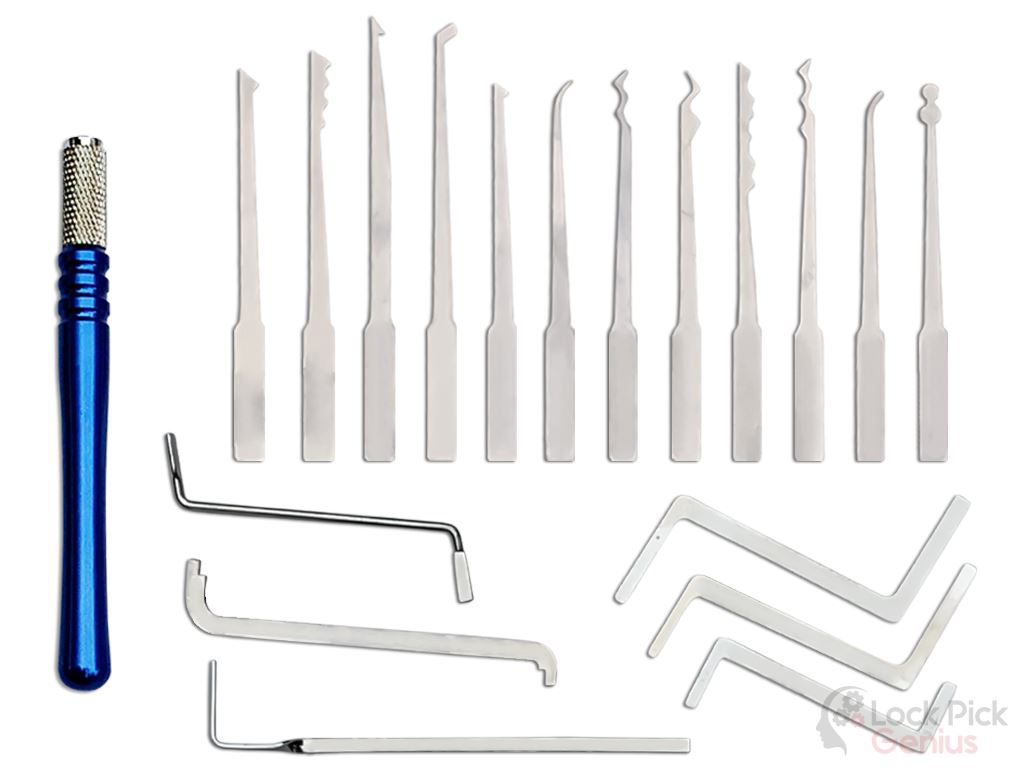 18 Piece Lock Pick Set with Lock Pick Holder