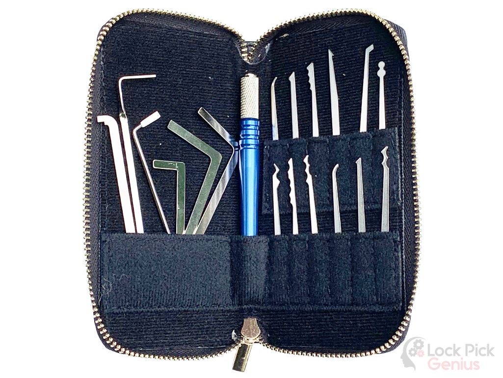 18 Piece Lock Pick Set in Protective Casing