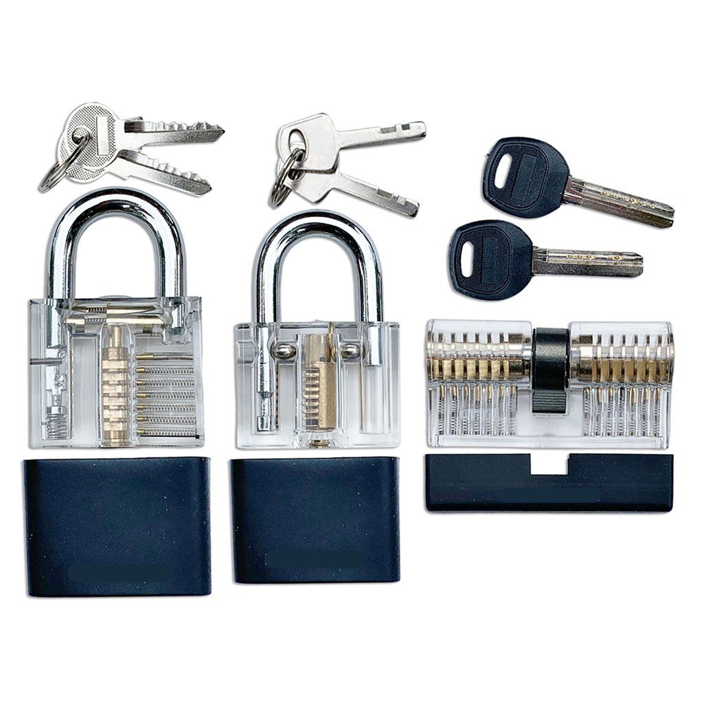 Forenzics™ 17 Piece Lock Pick Set with Practice Lock