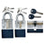 3 Practice Transparent Locks with 3 Sets of Keys
