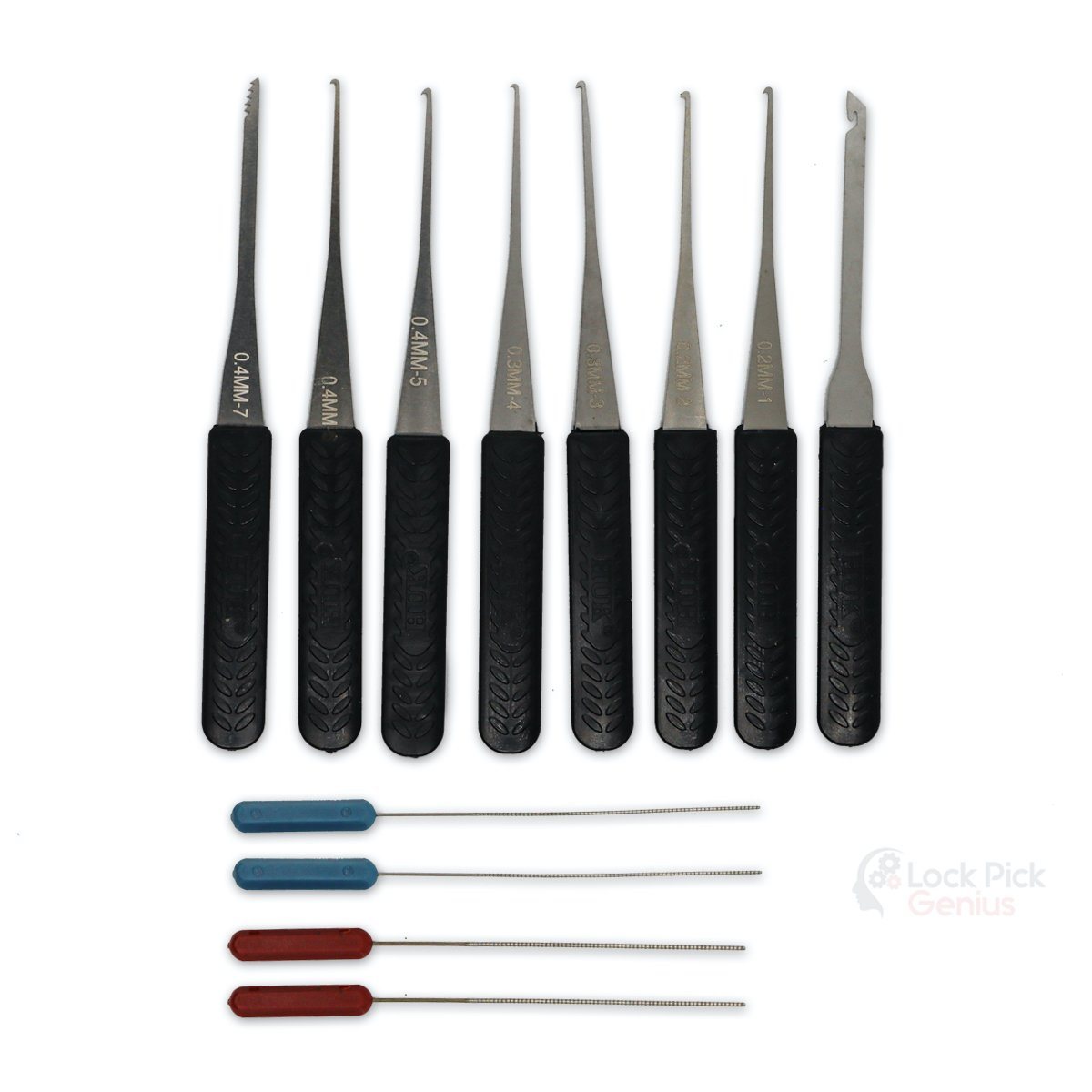 12 Piece Broken Key Extractor Tool Removal Hooks Locksmith Tools