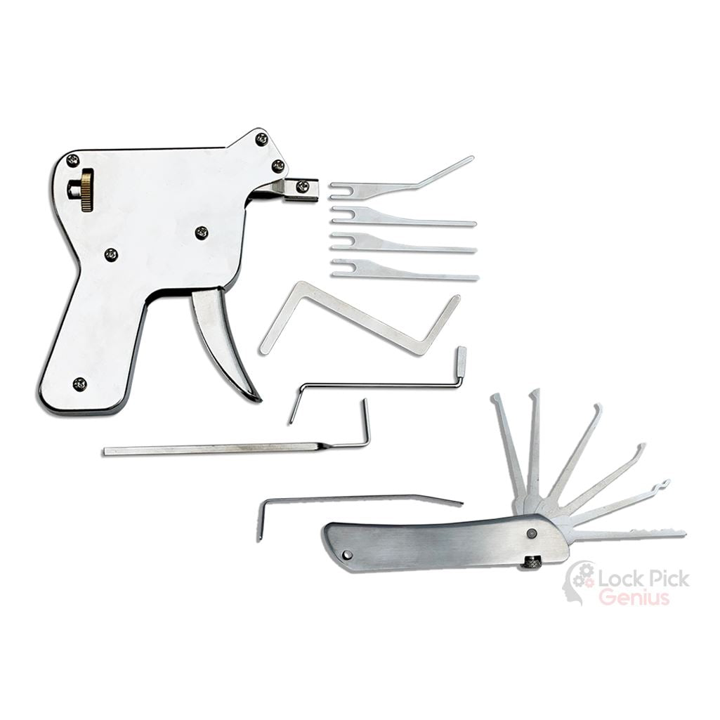 Complete GJ Kit with Lock Pick Gun and Jackknife Lock Pick Set