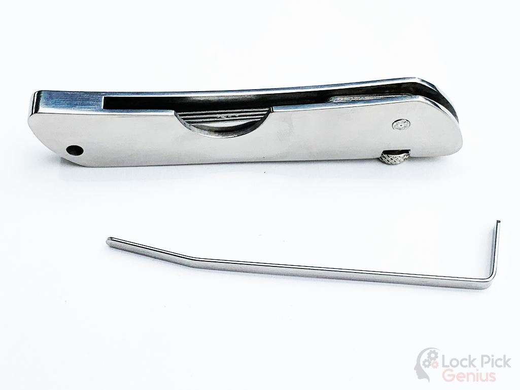 Closed Jackknife Lock Pick Set and Tension Wrench for Lock Picking