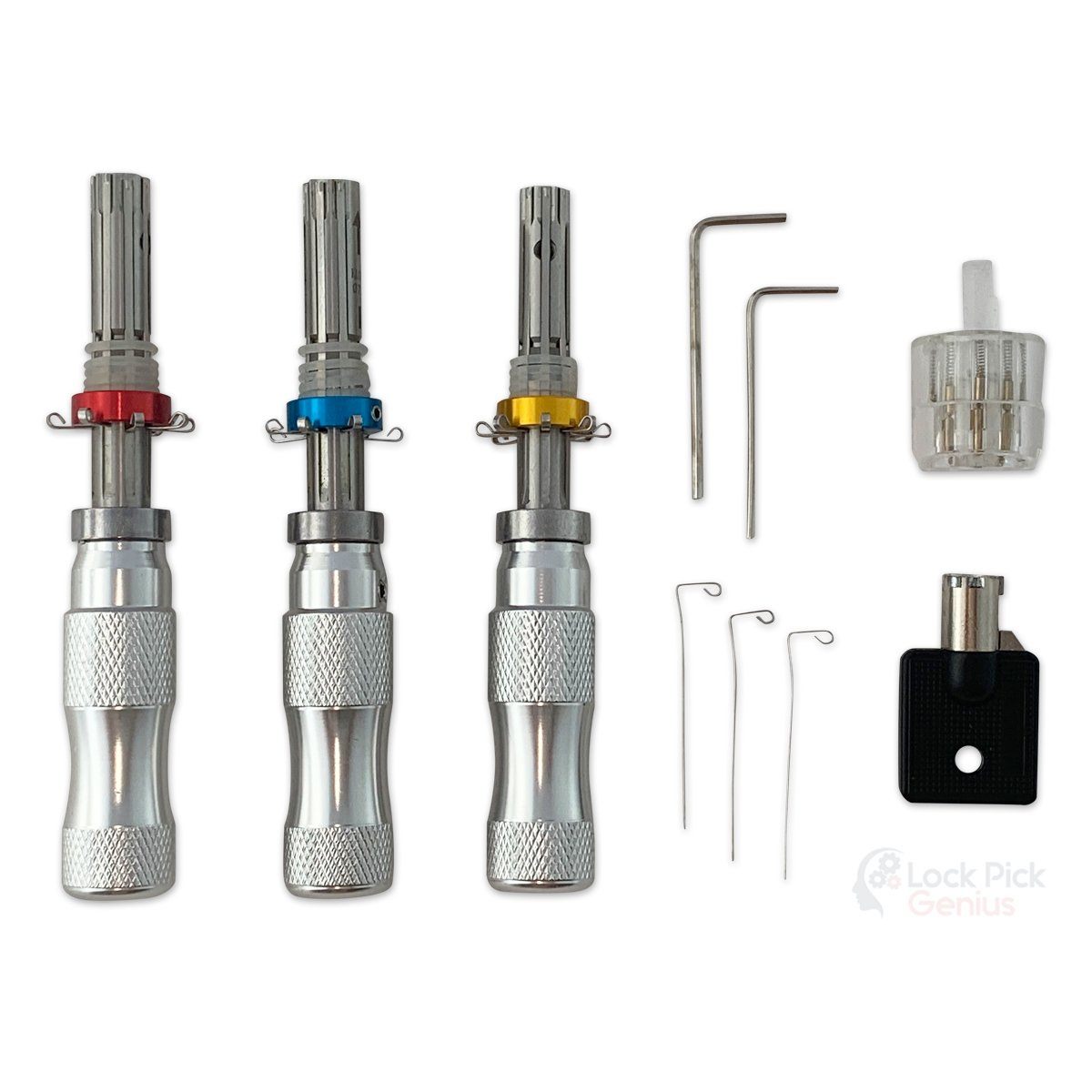 Tubular Lock Pick Set with Practice Lock Lock Pick Set lockpickgenius